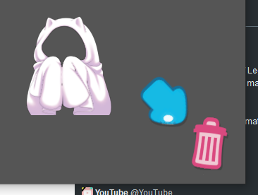 Tangkapan layar penghapusan item di vtube studio