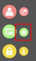 Tangkapan layar tombol item hijau di VTube Studio