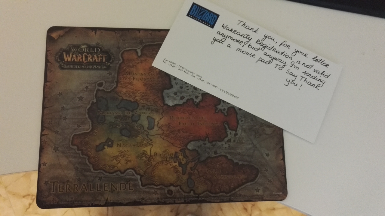 World of Warcraft mouse pad