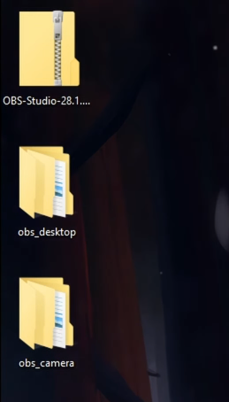 提取的文件的屏幕截图